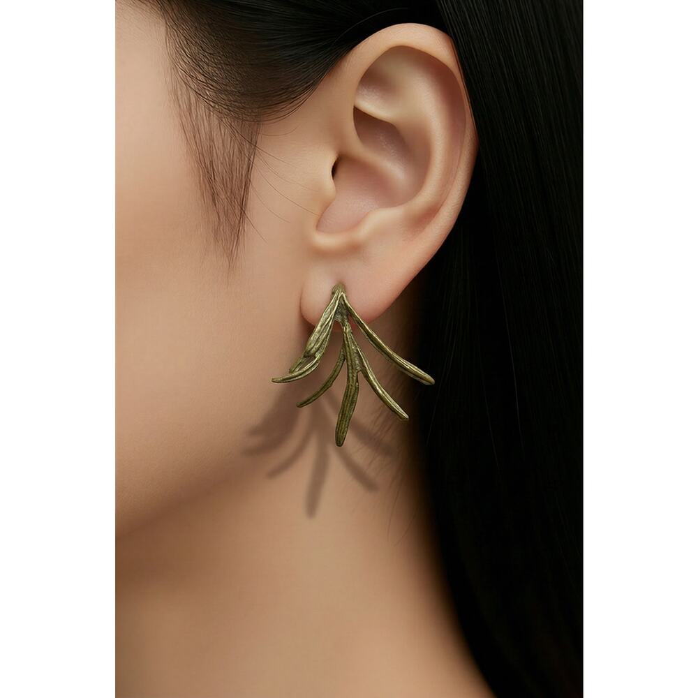 Michael Michaud Petite Herb Rosemary Post Earrings